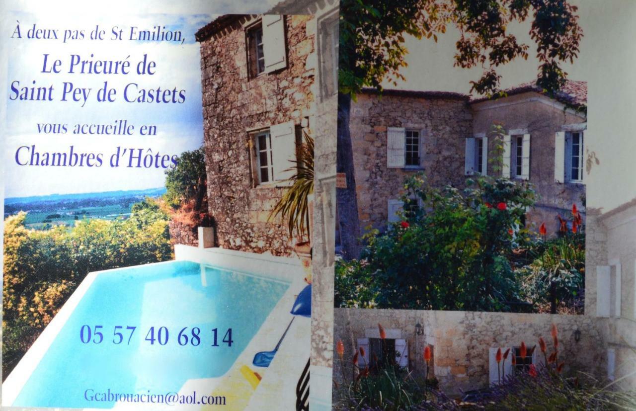 Le Prieure Bed and Breakfast Saint-Pey-de-Castets Zewnętrze zdjęcie