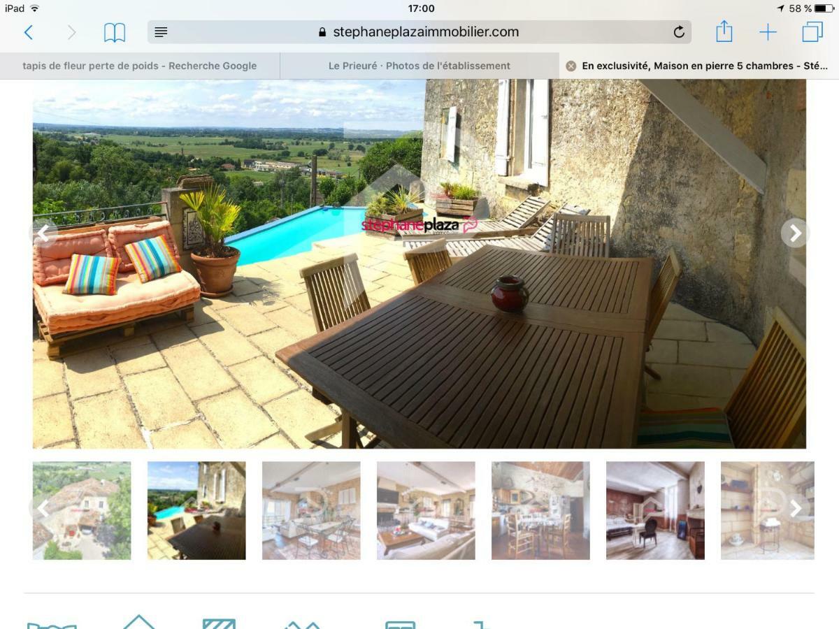 Le Prieure Bed and Breakfast Saint-Pey-de-Castets Zewnętrze zdjęcie